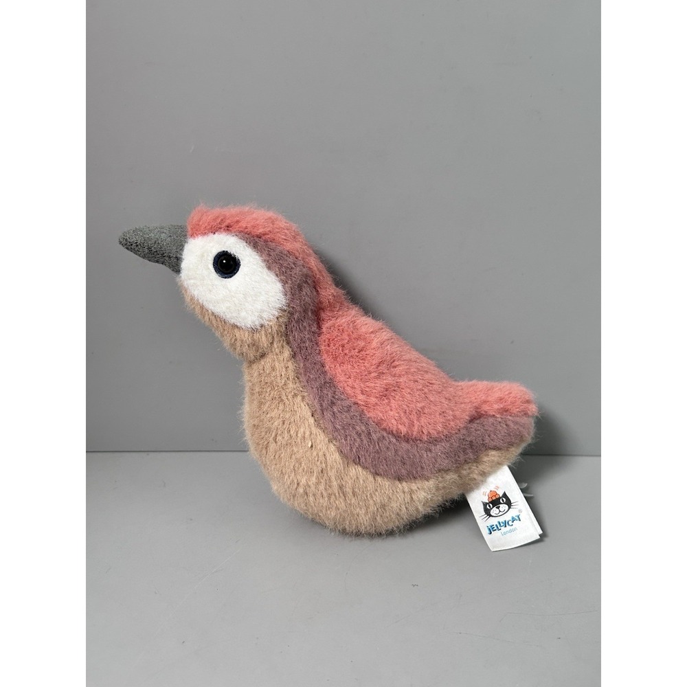 Rare! Jellycat 6" Birdling Wren Bird Small Little Plush Bird RETIRED - SO CUTE!